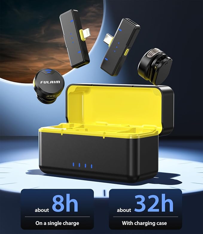 FULAIM X3 Wireless Lavalier Microphone - Image 4