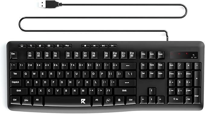Redragon BK7366 Wired Keyboard, Silent Keyboard - Image 9