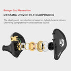 BASN in Ear Monitor Headphones for Musicians, Bsinger 2nd Generation Sound - Image 4