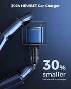 4 in 1 Retractable Car Charger, SUPERONE Smaller Fast Car Phone Charger 69W - Image 4