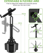 2025 Upgraded Cup Phone Holder for Car, Universal No Shaking Cup Holder Phone - Image 5