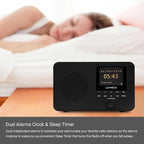 LEMEGA IR1 Portable WiFi Internet Radio, FM Digital Radio, Dual Alarms Clock - Image 7