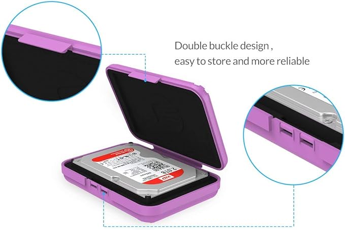 ORICO External Hard Drive Case for 3.5 Inch HDD/SSD 5 Packs Portable Hard Drive - Image 4