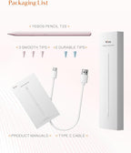 Stylus Pen for Apple iPad 6-11th Generation, 3X Battery Life, USB-C Fast - Image 6