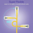 Cat6a Patch Cables 3ft Slim, Cat6 Ethernet Patch Cable Pure Copper, Flexible - Image 4