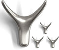 4 Packs Towel Hooks, Coat Hook Cow Head Wall Hooks, Metal Heavy Duty Wall Hooks by NETLKLALife
