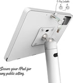 Tablet Kiosk Floor Stand, All Metal Rotate Lockable - Image 3