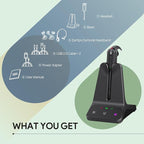 Yealink DECT Wireless Headset WH63 E2, Teams Certified, Single Ear Office - Image 8