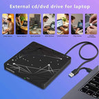 External CD/DVD Drive for Laptop, Ultra-Thin USB Disk Drive, DVD Player for - Image 4