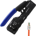 RJ45 Crimp Tool Ethernet Crimping Tool Wire Cutter Crimper by PETECHTOOL