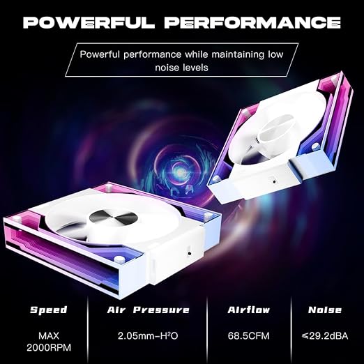 Jungle Leopard Interstellar V3 120mm PC Case Fan Infinity Mirror Module - Image 5