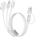 Temdan for Travel Vacation Essentials, 3 in 2 USB C Cable for Apple Watch by Temdan