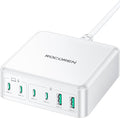270W USB C Charger Block, Rocoren 6 Port Multi USB-C Charging Station, 100W PD by Rocoren