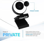 VisionTek VTWC40 Premium Autofocus Full HD 1080P 60FPS Webcam, Chromebook - Image 4