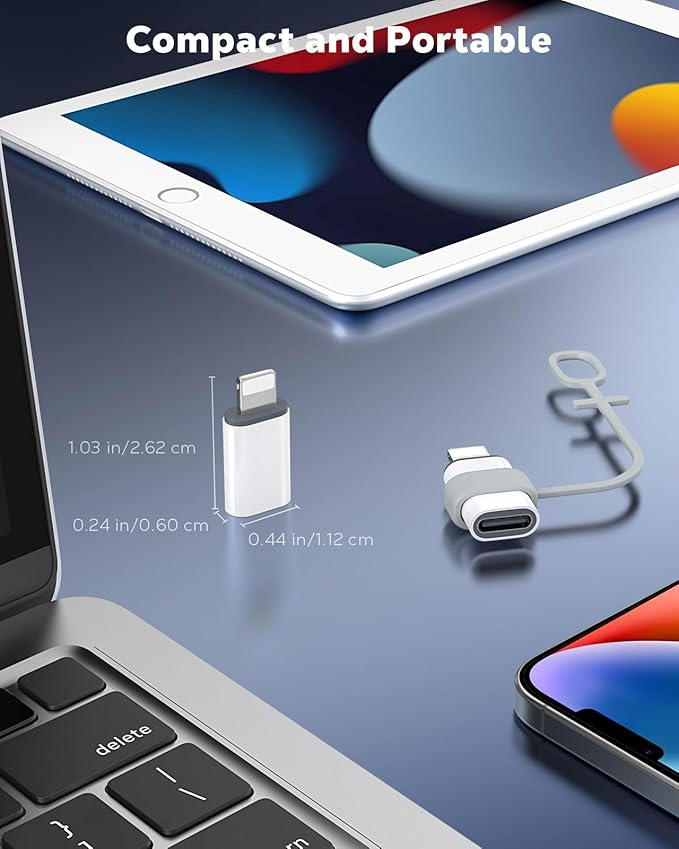 MoKo USB C to Lightning Adapter 4 Pack, Not - Image 8