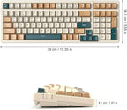 Merdia Wireless Mechanical Keyboard, Triple Mode 2.4G/USB-C/BT Gaming Keyboards - Image 7