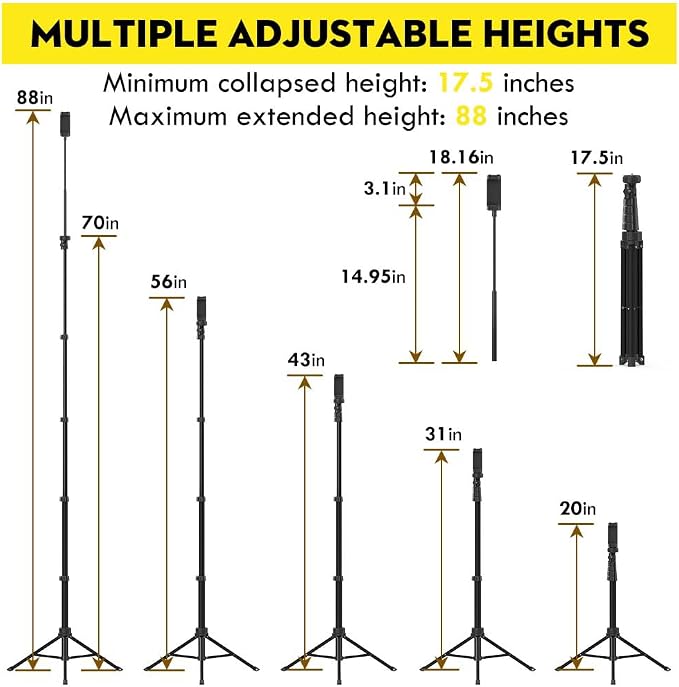 Aureday 88’’ Flexible Phone Tripod - Image 2