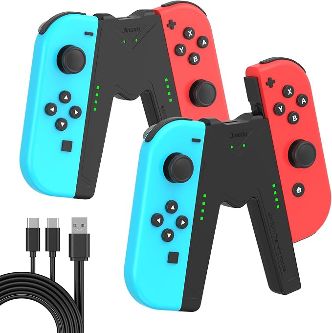 JINGDU Switch JoyCon Charging Grip Compatible by JINGDU