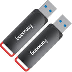 2 Pack 256GB USB Flash Drive, Metal Thumb Drives, USB 3.2 Up to 200MB/s Type A by fanxiang