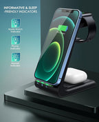 3 in 1 Wireless Charging Station, 2025 Upgraded Fast Desk Charger Station - Image 4