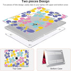 for MacBook Air 13 Inch Case 2021 2020 2019 2018, Pattern Plastic Hard Shell - Image 3