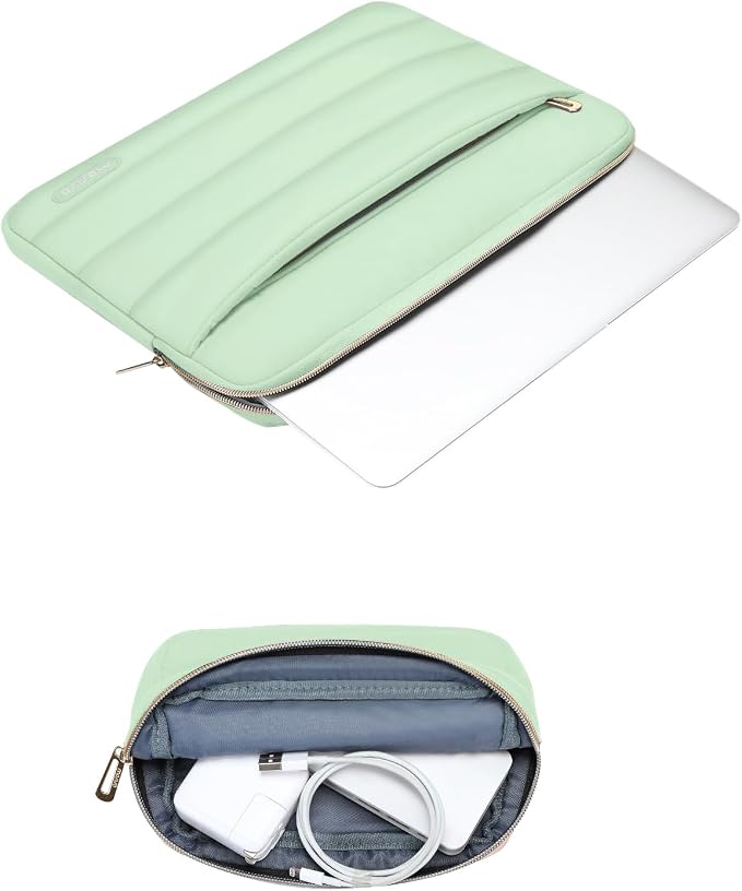 MOSISO 13.3 inch Laptop Case, 13-13.3 inch Puffy Laptop Sleeve Compatible - Image 3