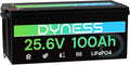 24V 100Ah LiFePO4 Lithium Battery, 2560Wh Large Capacity by Dyness