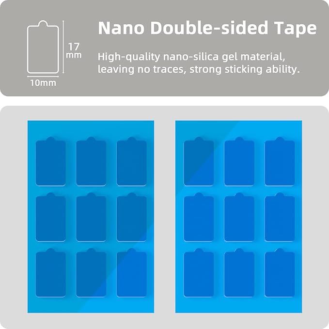 Privacy Screen Adhesive Strips and Slide Mount Tabs - Image 4