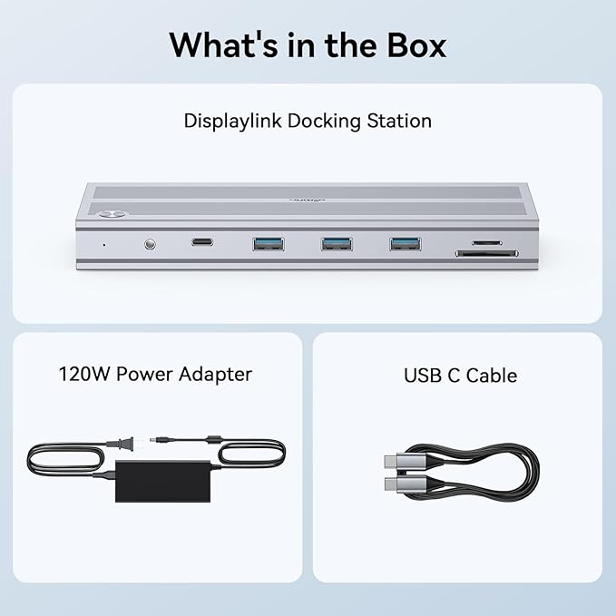 USB C Docking Station 3 Monitors - Image 7