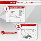 Magnetic Laptop Privacy Screen 13.3 Inch 16:10 - Image 5