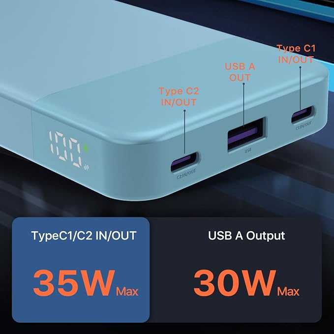 Power Bank Fast Charging 10000mAh 35W Portable Charger Small Battery Pack - Image 4