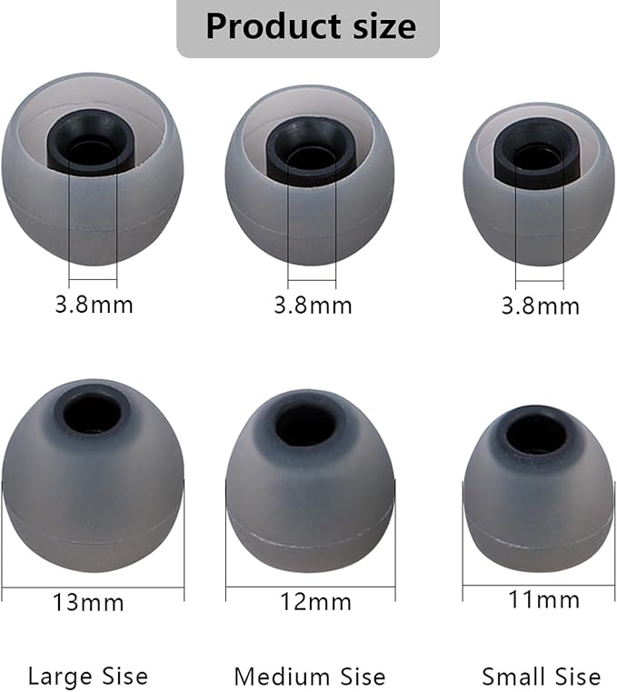 Earbud Replacement Tips Silicone Earbud Tips Earbud Covers Fit - Image 2