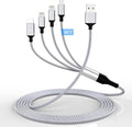 iPhone Charging Cable 1.8M/6Ft Multi 4 in 1 USB Universal Fast Charging Cord by MTAKYI