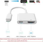 AIRSKY USB C to HDMI Adapter for iPhone 15/16, USBC to HDMI Adapter for iPhone - Image 4