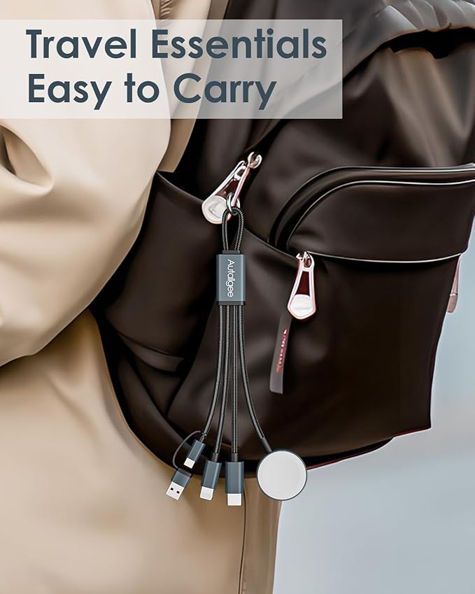 2Pack Short 8inch 3 in 2 Multi Charging Cable - Image 7
