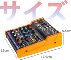 G-MARK Analog Mixer Audio 4 Channel DJ Audio Mixer Bluetooth Studio Karaoke - Image 10