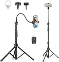 82" Tripod for iPhone, Phone Tripod Compatible by Nineigh