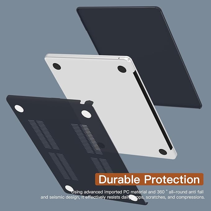 CISSOOK Laptop Hard Shell Case for MacBook Air 13.6 inch M2 A2681, M3 A3113 - Image 4