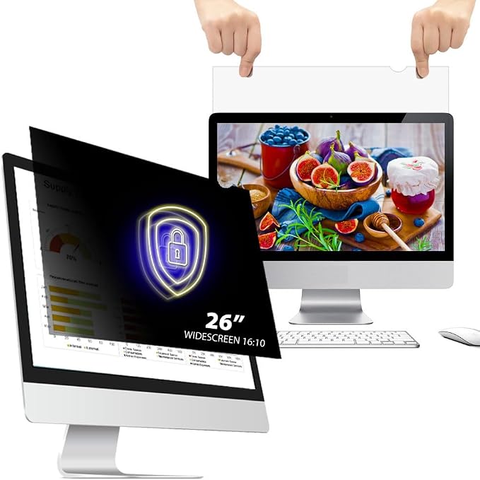 26 Inch - 16:10 Aspect Ratio - Computer Privacy Screen Filter by WELINCOfficeProducts