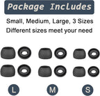 6 Pairs Replacement Eartips for Samsung Galaxy Buds Pro Headphones, Silicone - Image 3