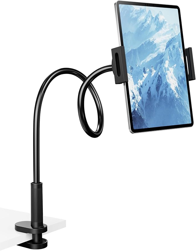 Flexible Gooseneck Tablet Holder, 360° Adjustable Phone Mount by Unknown
