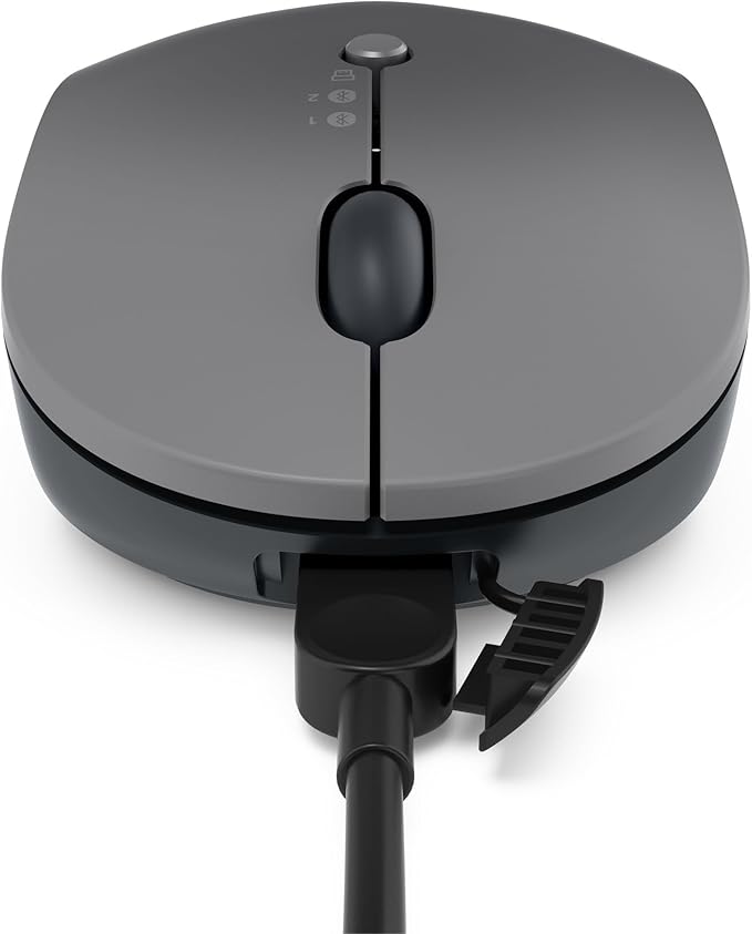 Lenovo Go Multi-Device Wireless Mouse, 2.4GHz Nano USB-C Receiver, Adjustable - Image 9