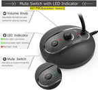 USB Computer Microphone with Mute Button, Plug&Play Condenser, PS4 Mic -360 - Image 2