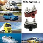 Heart Horse Bus Bar Terminal Block 1/4'' Power Stud Battery Junction Post - Image 5