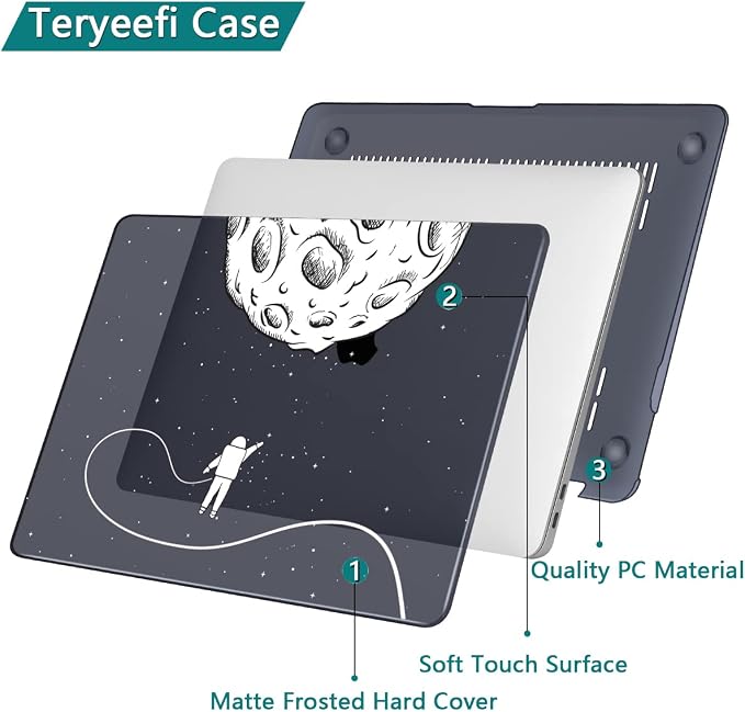 Teryeefi for M2 MacBook Pro 13 inch Case 2022 2020 2019-2016 Model A2338 M1 - Image 5
