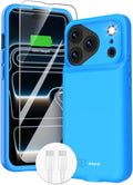GIN FOXI Battery Case for iPhone 17 Pro, Charging Case Charger 8500mAh by GINFOXI