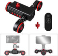 EACHSHOT Motorized Dolly Car, 3-Wheels Wireless Electric Track Rail Slider by EACHSHOT