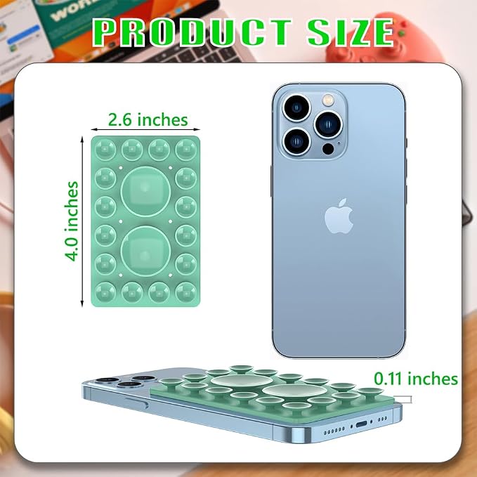 Silicone Suction Phone Holder Mount, Silicon Adhesive Phone Accessory - Image 5