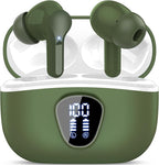 Wireless Earbuds, IP7 Waterproof in Ear Earphones, LED Display Ear buds by BESNOOW