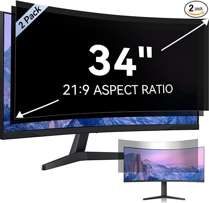 34 Inch Computer Privacy Screen by Mamol